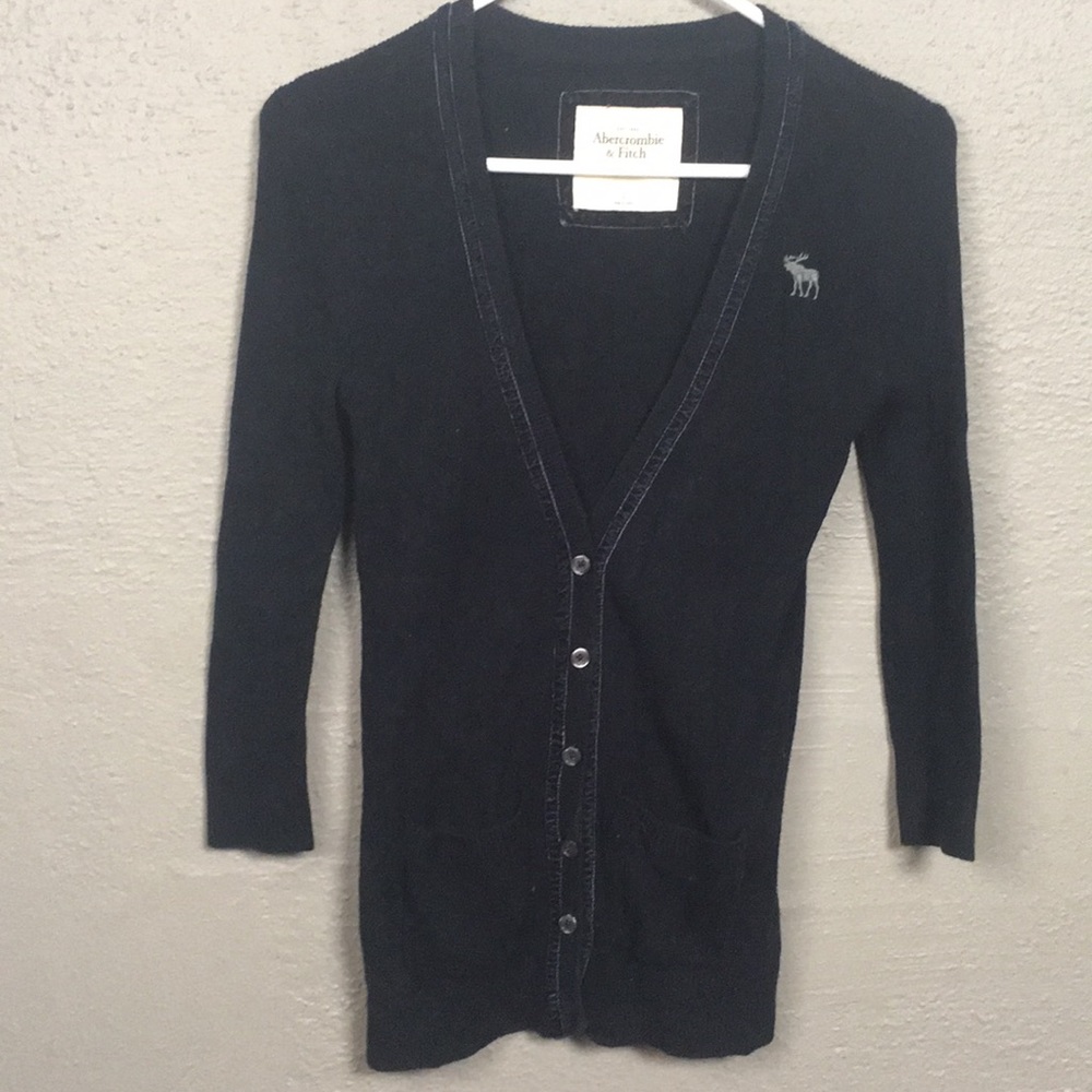Navy Blue Abercrombie and Fitch cardigan